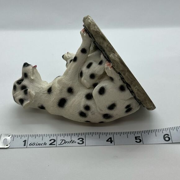 Dalmatian Figurine 3.25" High x 4" Wide Mom and 2 Puppies Home Decor Dogs Sweet - Picture 6 of 6